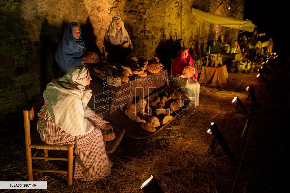 Living Nativity Scene In Buitrago de Lozoya - Spain