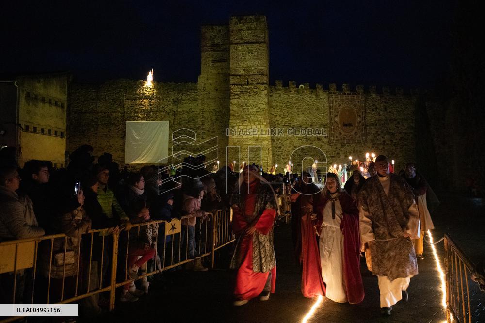 Living Nativity Scene In Buitrago de Lozoya - Spain