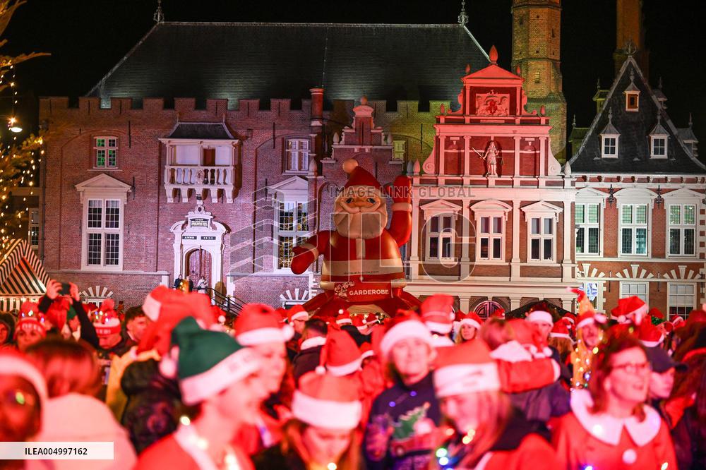 Charity Fun Run Through Haarlem Streets - Netherlands