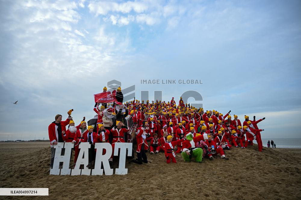 Winter Surf Event At Scheveningen Beach - Netherlands