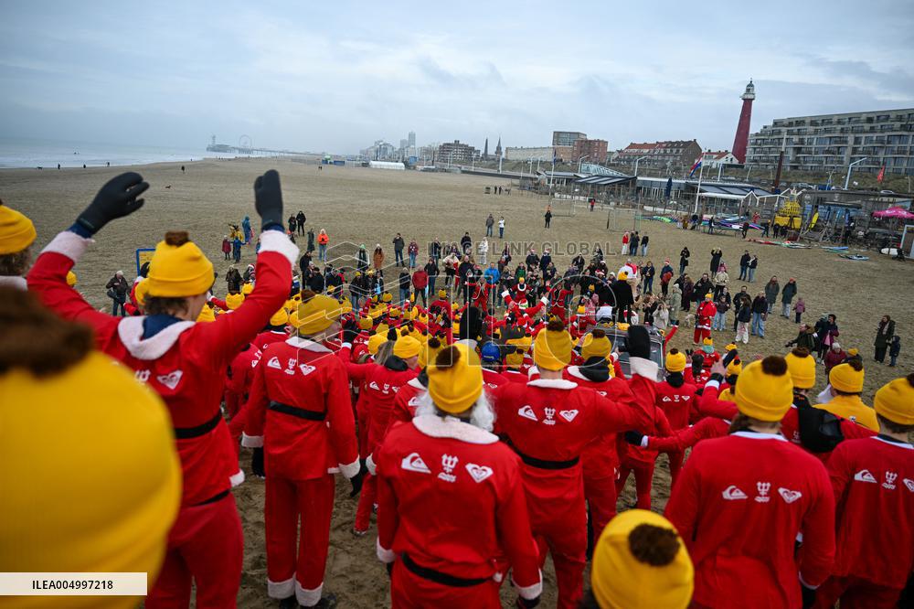 Winter Surf Event At Scheveningen Beach - Netherlands