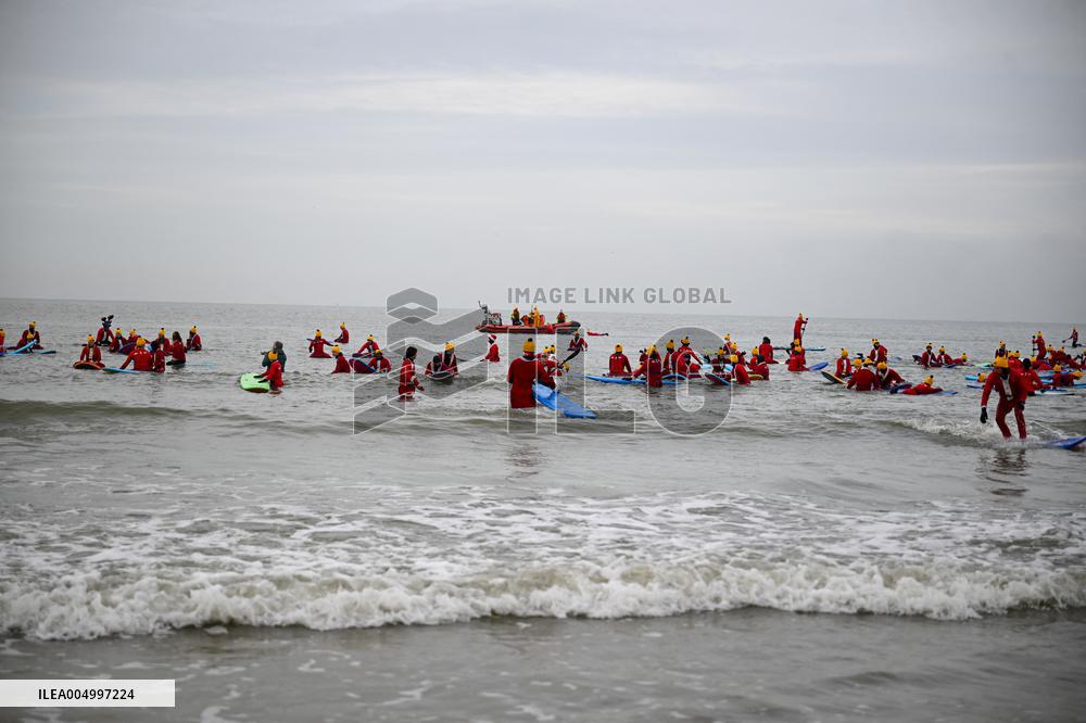 Winter Surf Event At Scheveningen Beach - Netherlands