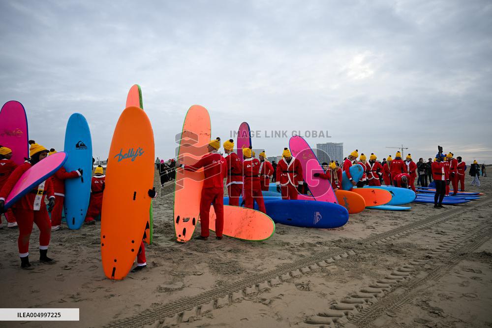 Winter Surf Event At Scheveningen Beach - Netherlands
