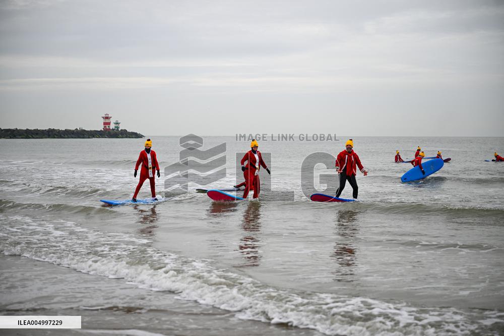 Winter Surf Event At Scheveningen Beach - Netherlands