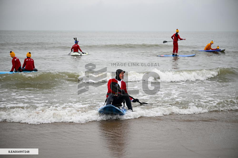 Winter Surf Event At Scheveningen Beach - Netherlands