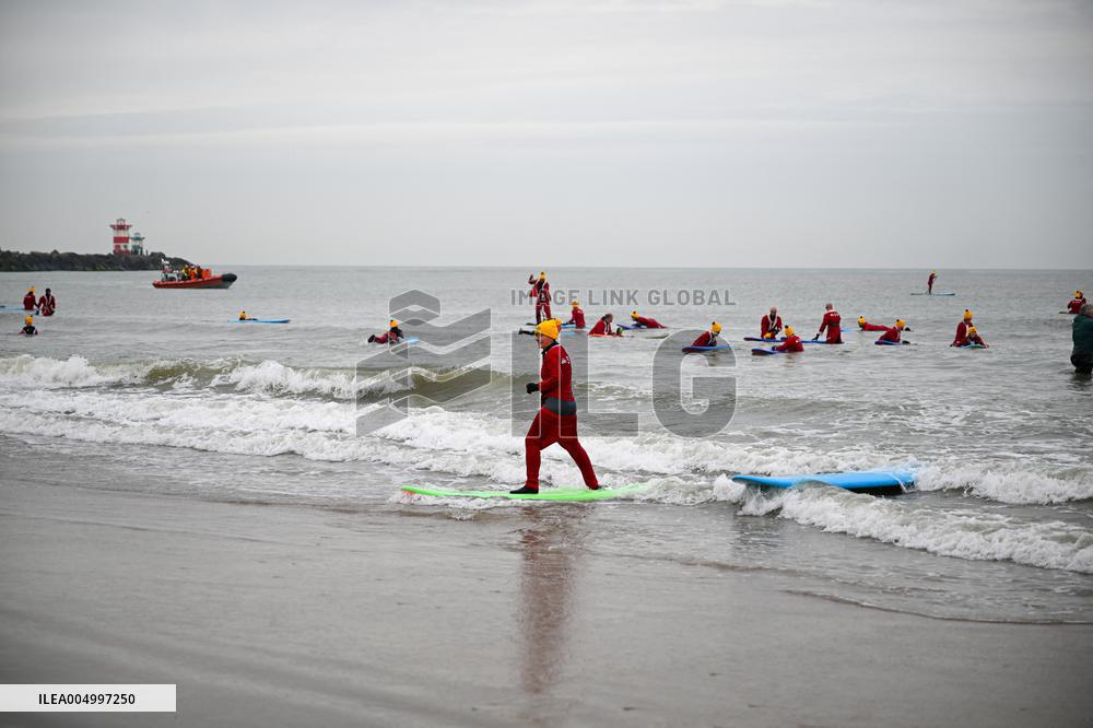 Winter Surf Event At Scheveningen Beach - Netherlands