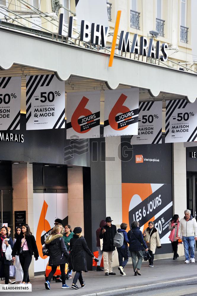 Illustration - BHV Paris - France