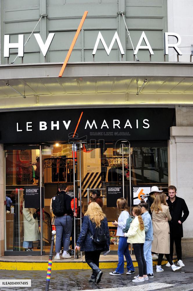 Illustration - BHV Paris - France