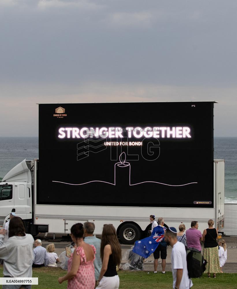 Bondi Beach Memorial Service in Sydney - Australia