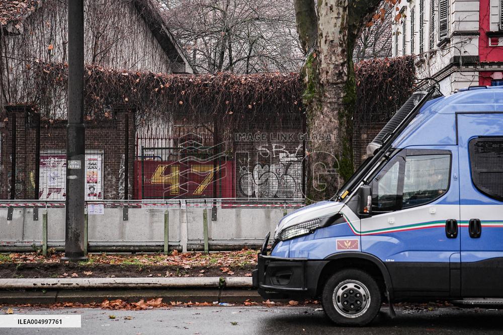 Police Presence in Vanchiglia - Turin