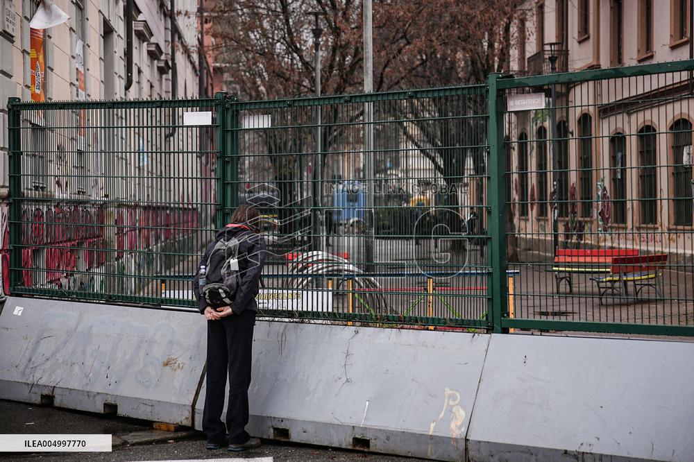 Police Presence in Vanchiglia - Turin
