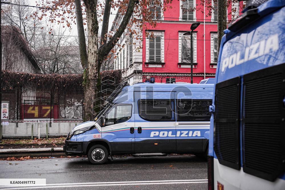 Police Presence in Vanchiglia - Turin