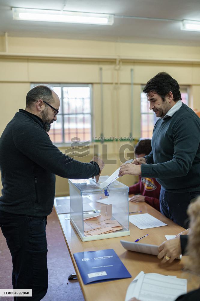 Election Day in Extremadura - Spain