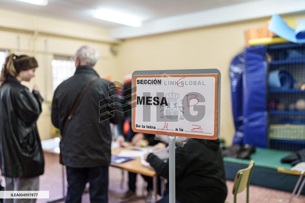 Election Day in Extremadura - Spain