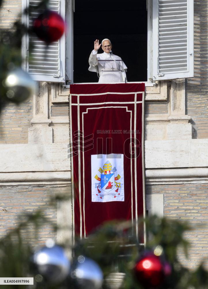Pope Leo XIV Leads the Angelus Prayer - Vatican