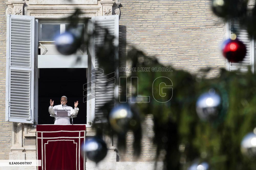 Pope Leo XIV Leads the Angelus Prayer - Vatican