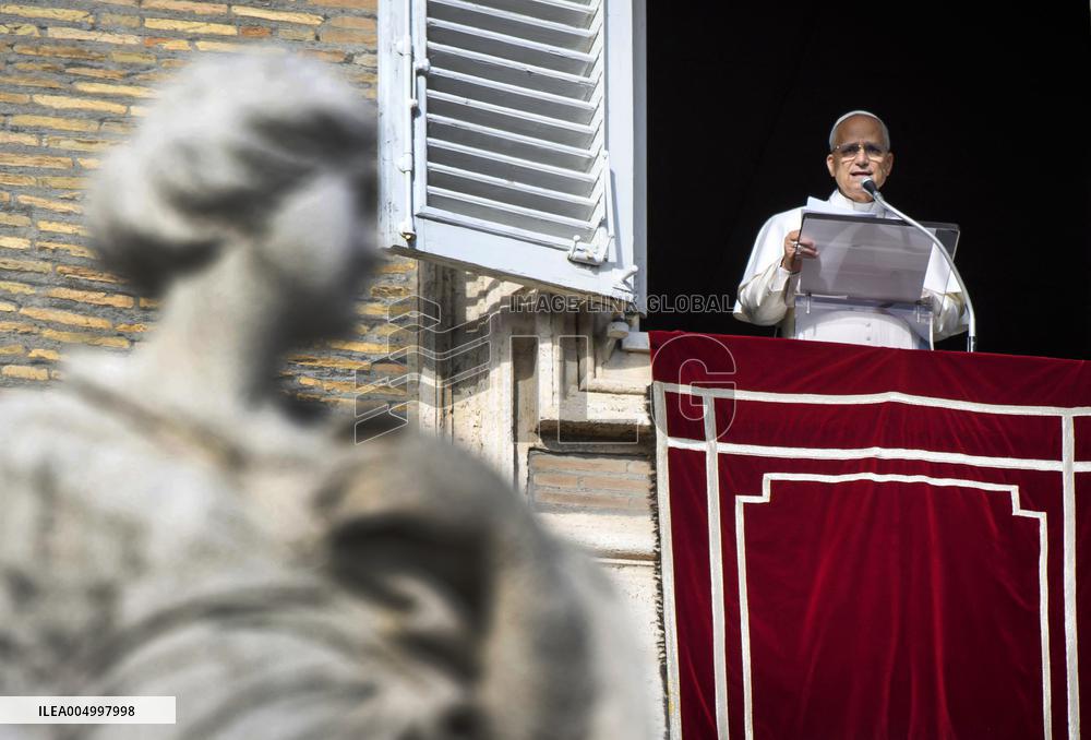 Pope Leo XIV Leads the Angelus Prayer - Vatican