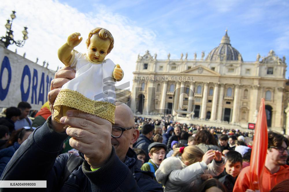 Pope Leo XIV Leads the Angelus Prayer - Vatican