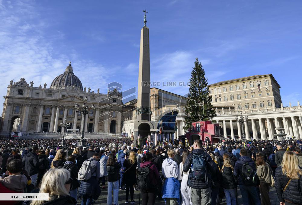 Pope Leo XIV Leads the Angelus Prayer - Vatican