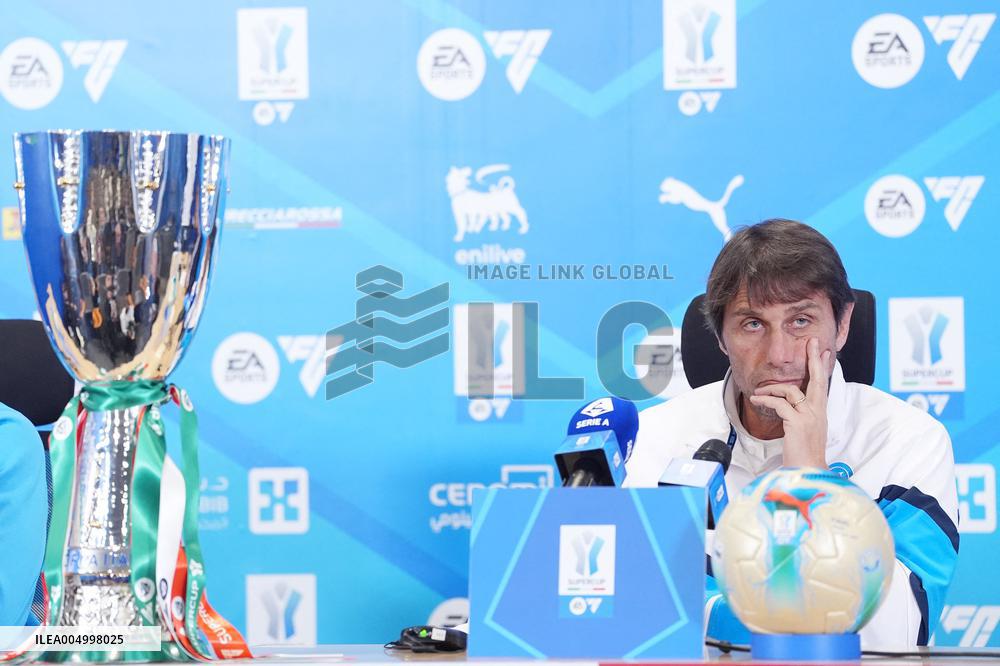 EA Sports FC Italian Supercup Press Conference - Riyadh