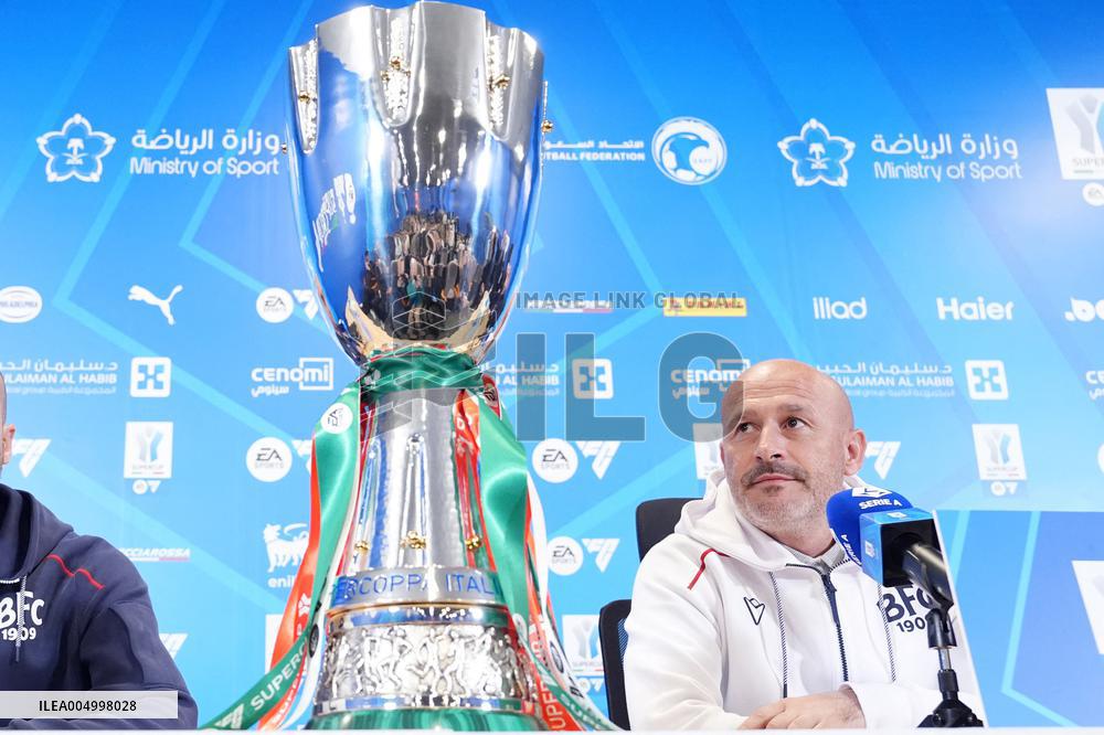 EA Sports FC Italian Supercup Press Conference - Riyadh