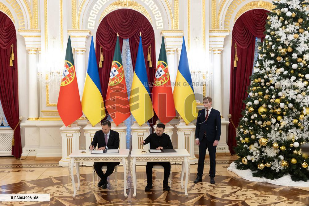 Prime Minister of Portugal Luis Montenegro Visits Ukraine - Kyiv