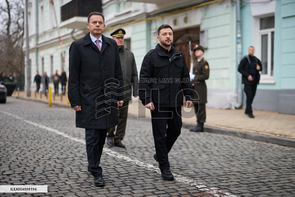 Prime Minister of Portugal Luis Montenegro Visits Ukraine - Kyiv