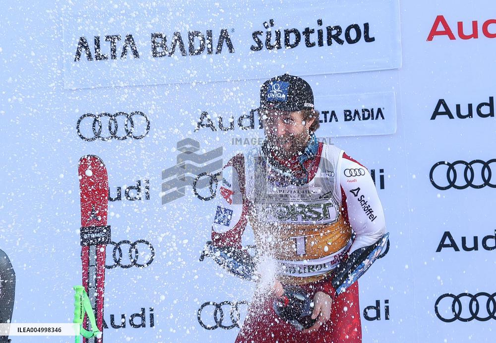 2026 Audi FIS Ski World Cup - Men's Giant Slalom - Podium