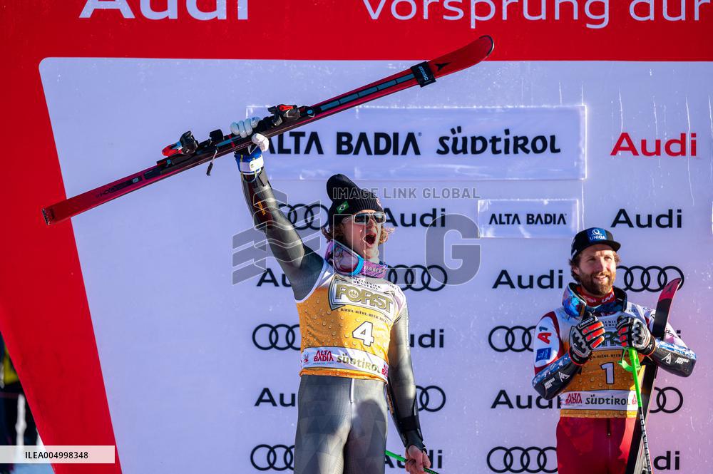 2026 Audi FIS Ski World Cup - Men's Giant Slalom - Podium