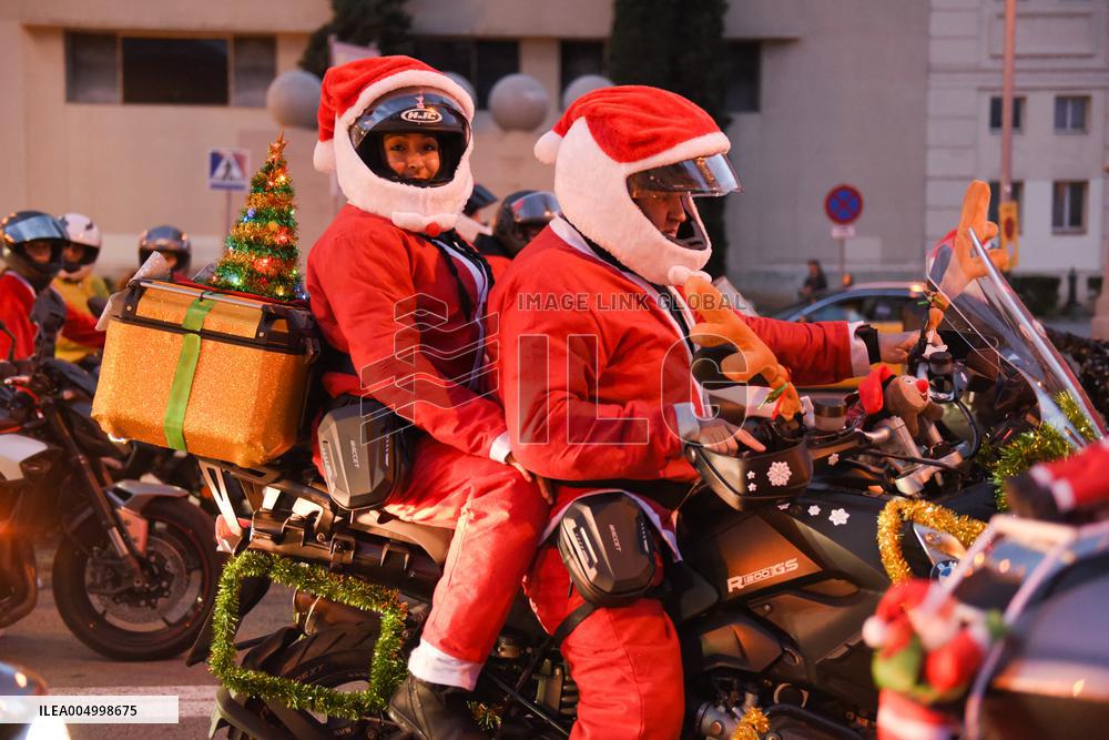 Biker Papanoelada in Barcelona - Spain