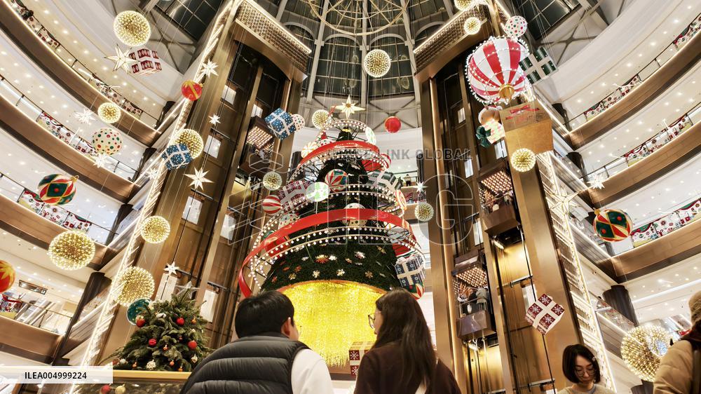 Giant Floating Christmas Tree