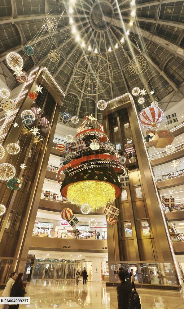 Giant Floating Christmas Tree