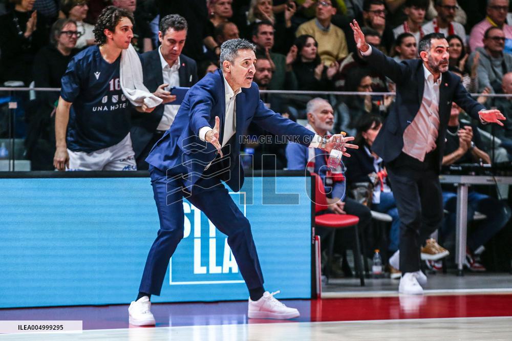 BASKET - Serie A - Una Hotels Reggio Emilia vs Dolomiti Energia Trentino