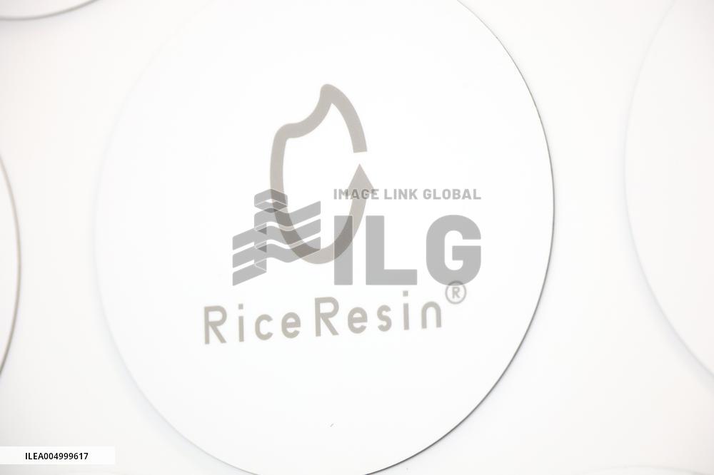 Rice Resin signboard and logo