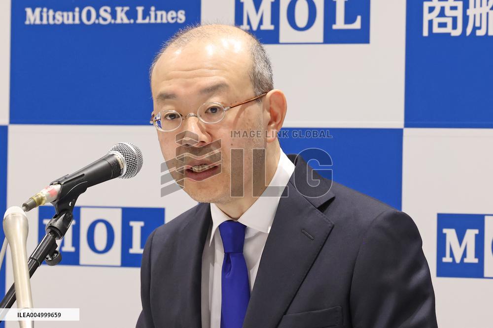 Mitsui O.S.K. Lines President Handover Press Conference