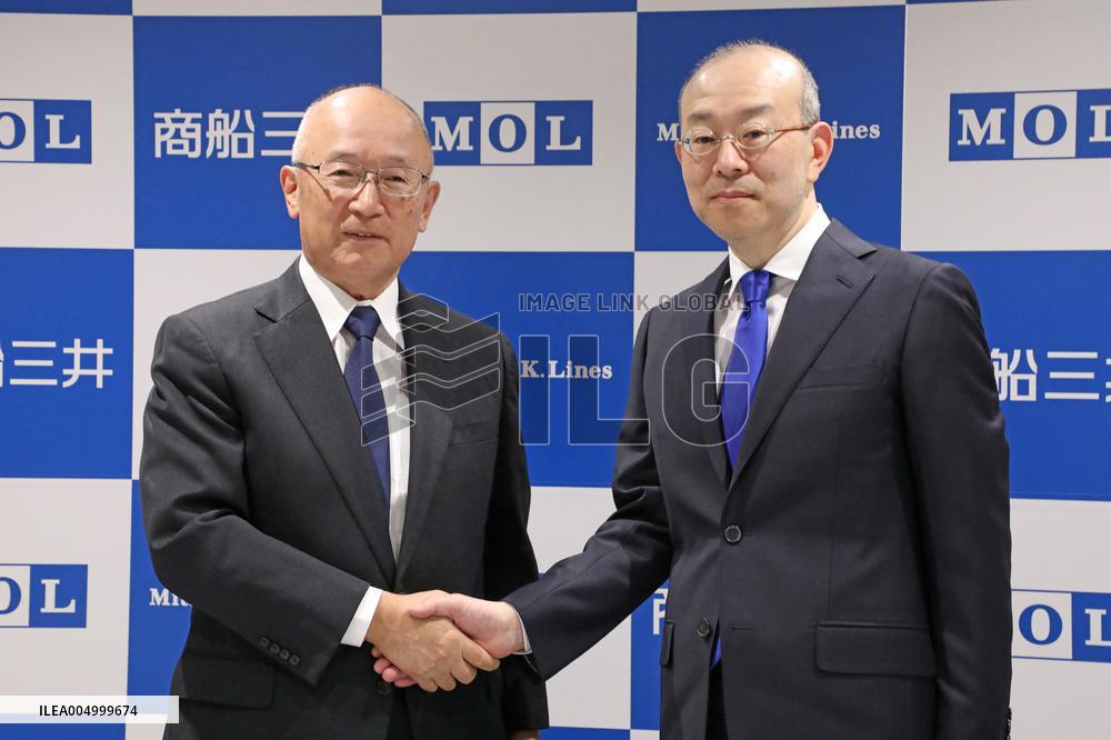 Mitsui O.S.K. Lines President Handover Press Conference