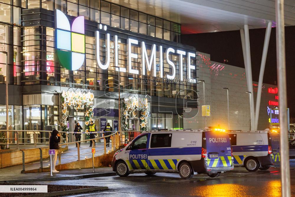 Explosion in the Ãlemiste shopping center