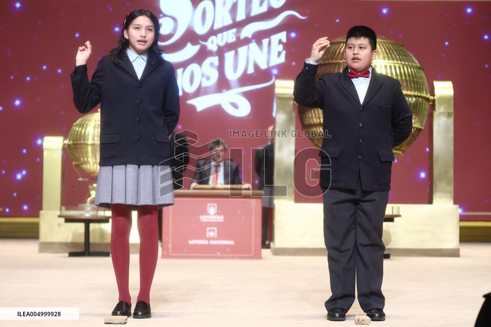 Celebration of the Extraordinary Christmas Lottery Draw 2025 - Madrid