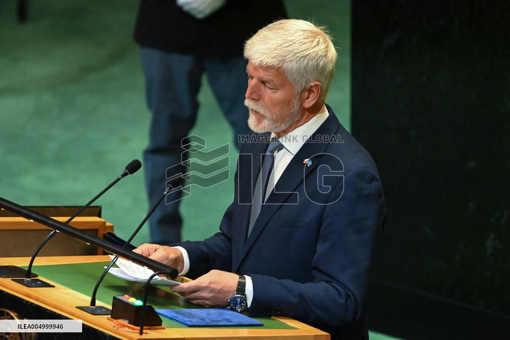 President Petr Pavel of the Czech Republic Addresses the United Nations General Assembly