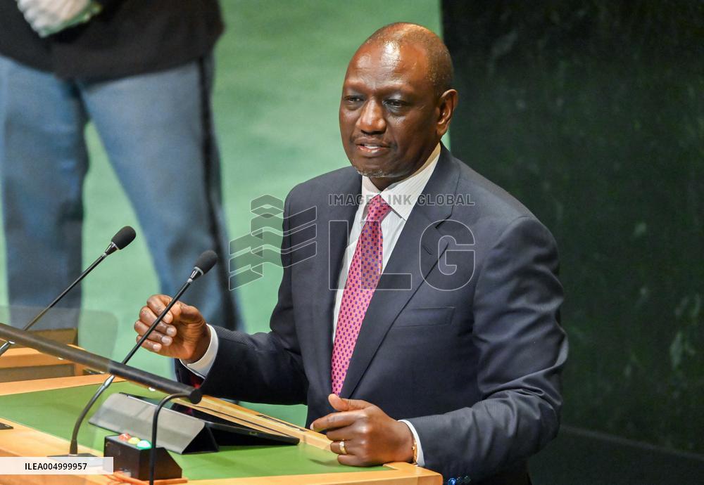 President William Samuel Ruto of Kenya Addresses the United Nations General Assembly