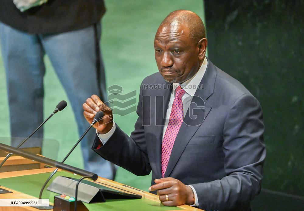 President William Samuel Ruto of Kenya Addresses the United Nations General Assembly