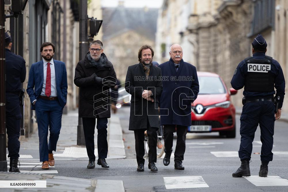 PS members meet with Prime Minister - Paris