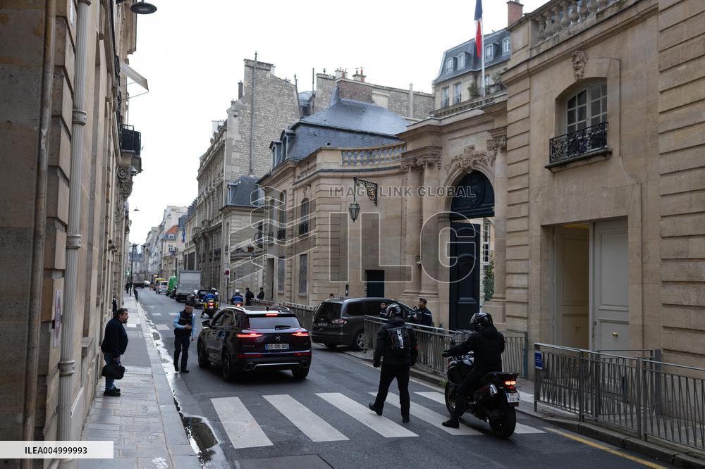 PS members meet with Prime Minister - Paris