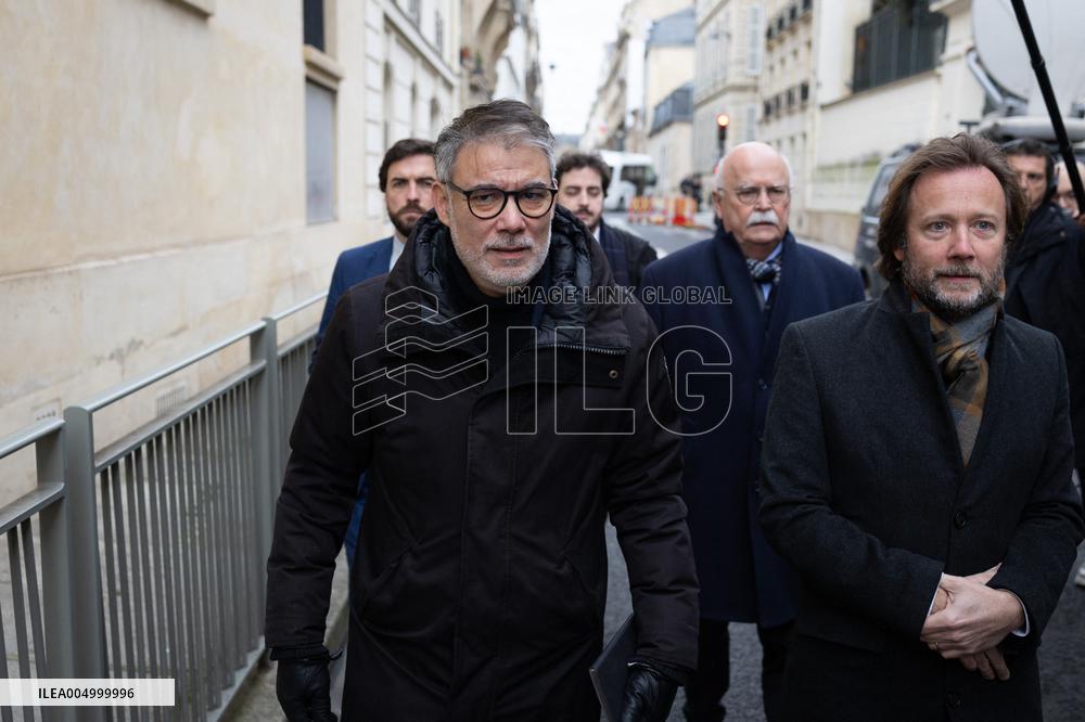 PS members meet with Prime Minister - Paris