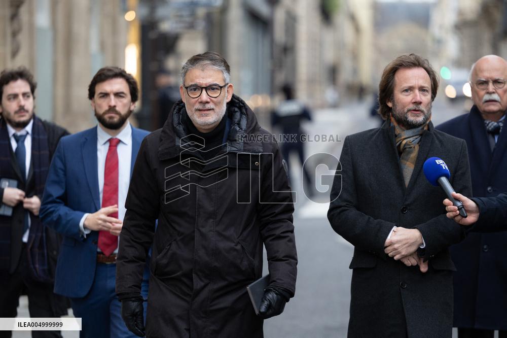 PS members meet with Prime Minister - Paris