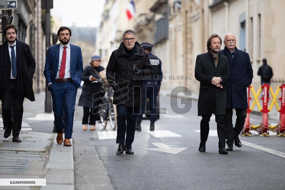 PS members meet with Prime Minister - Paris