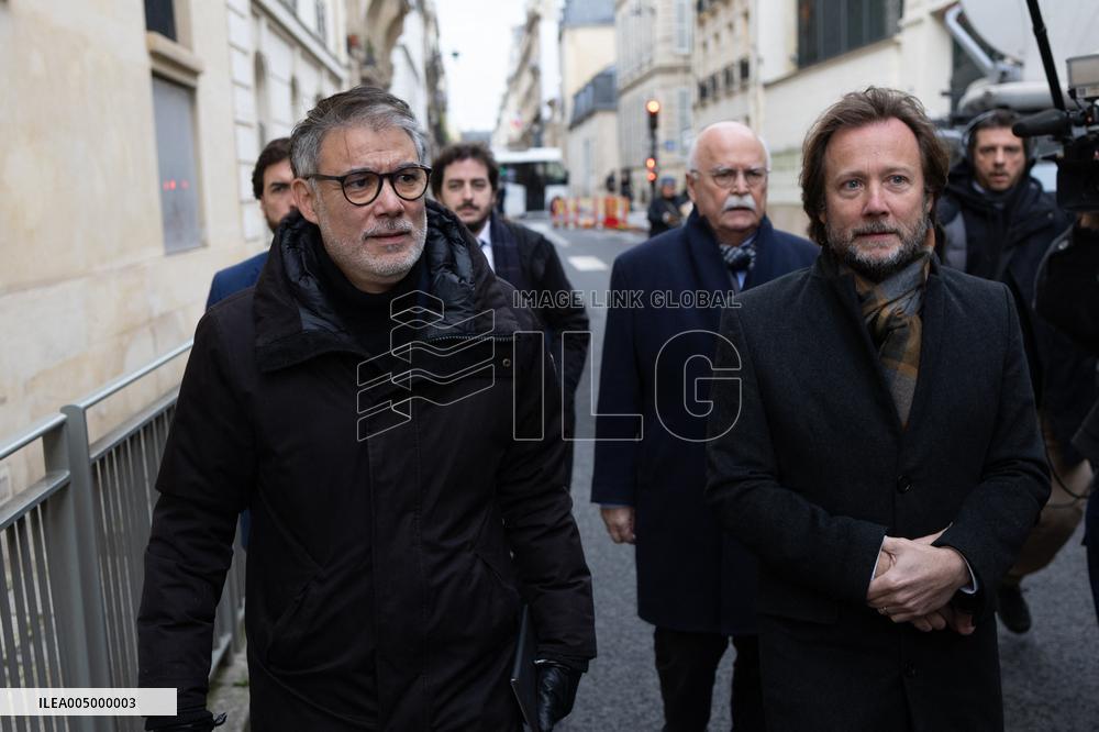 PS members meet with Prime Minister - Paris