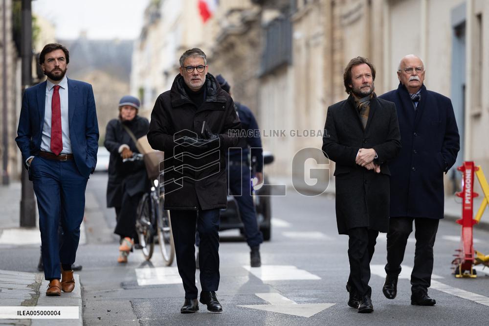 PS members meet with Prime Minister - Paris