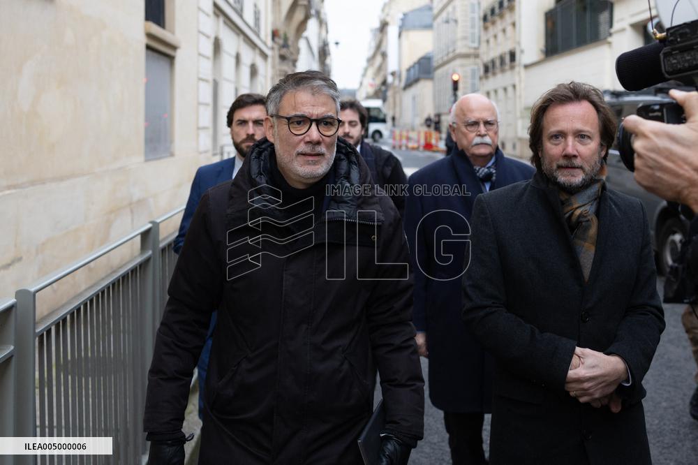 PS members meet with Prime Minister - Paris