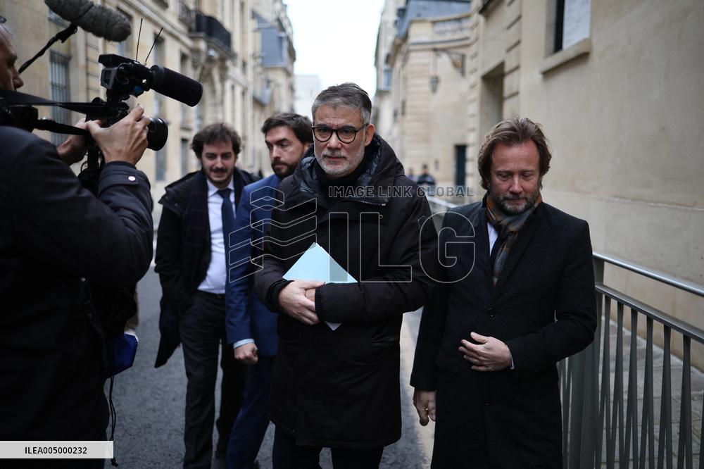 PS members meet with Prime Minister - Paris